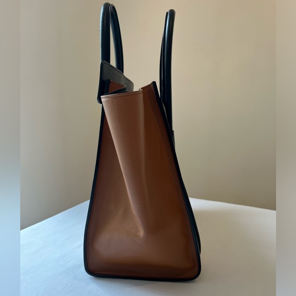 Celine Tricolor Satin Calfskin Mini Luggage Tote - Picture 4 of 11